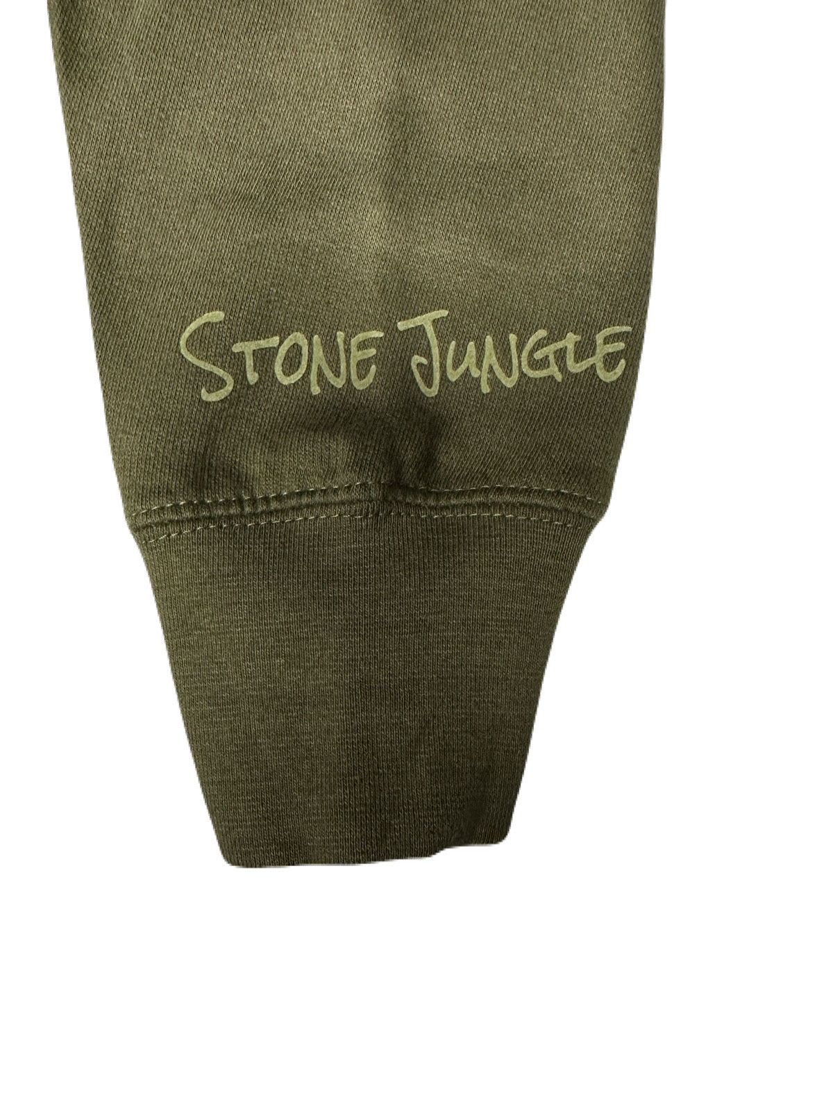 OLIVE GREEN/OLIVE SUEDE HOODIE