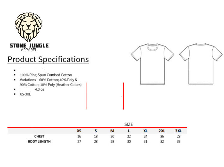 ROYAL/WHITE LION BLACK TEE