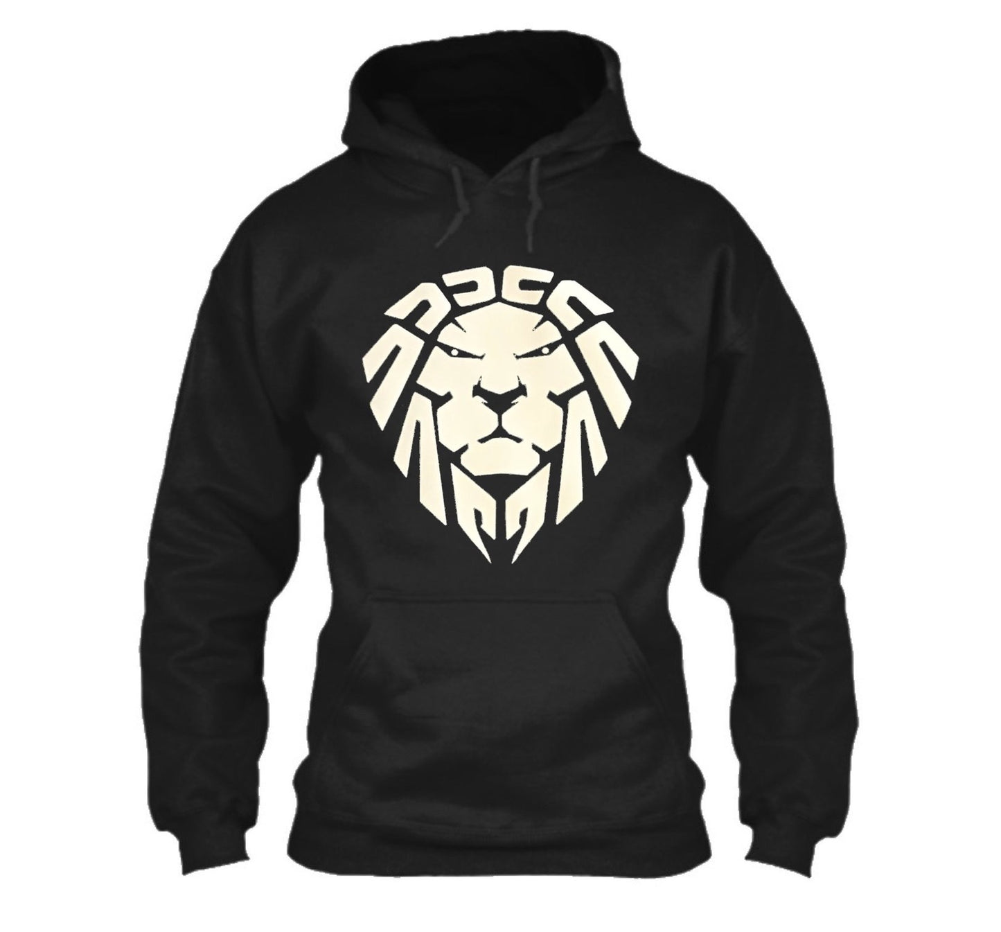 BLACK/WHITE LION CLASSIC HOODIE