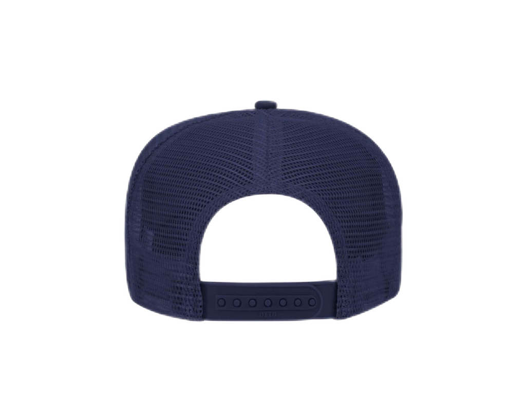 TRUCKER HATS available in multiple colors.