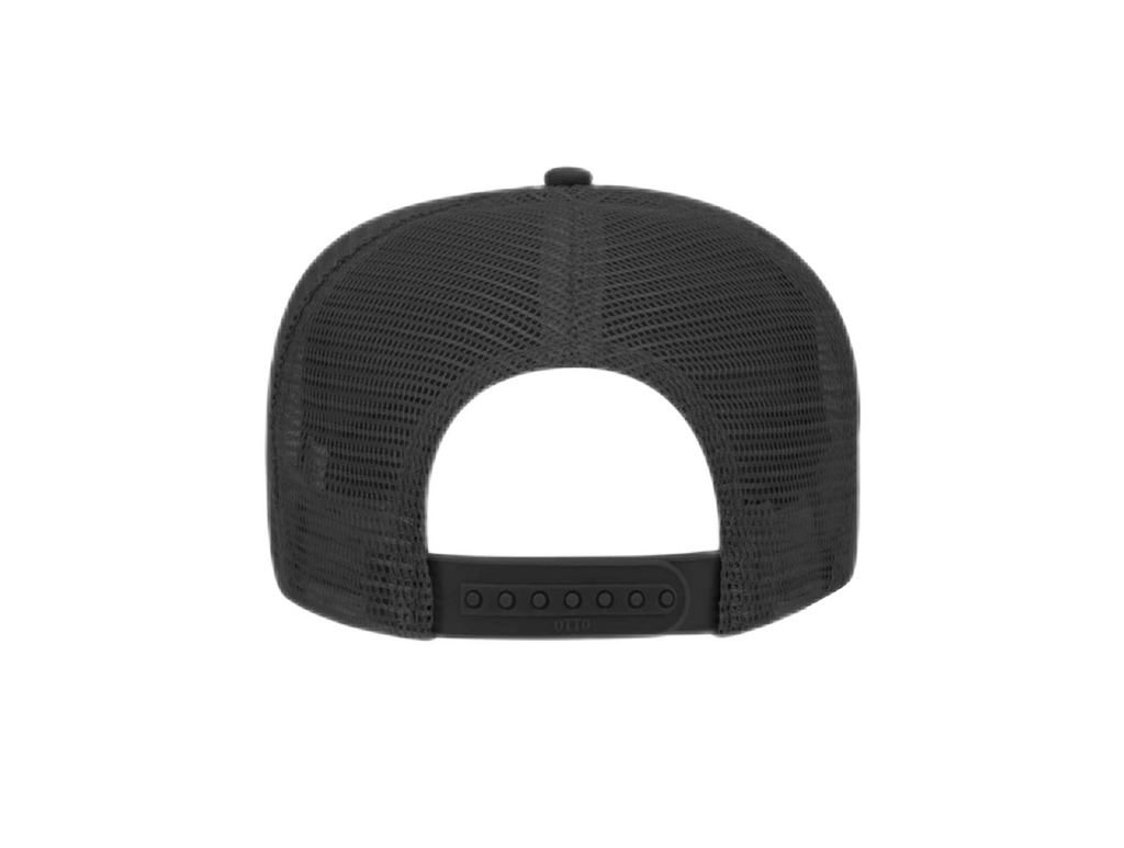 TRUCKER HATS available in multiple colors.