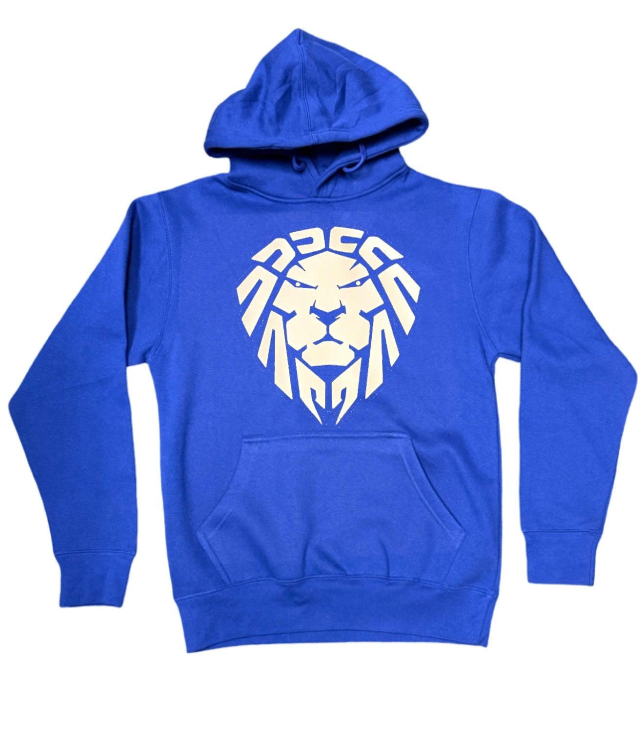 ROYAL BLUE/WHITE LION HOODIE
