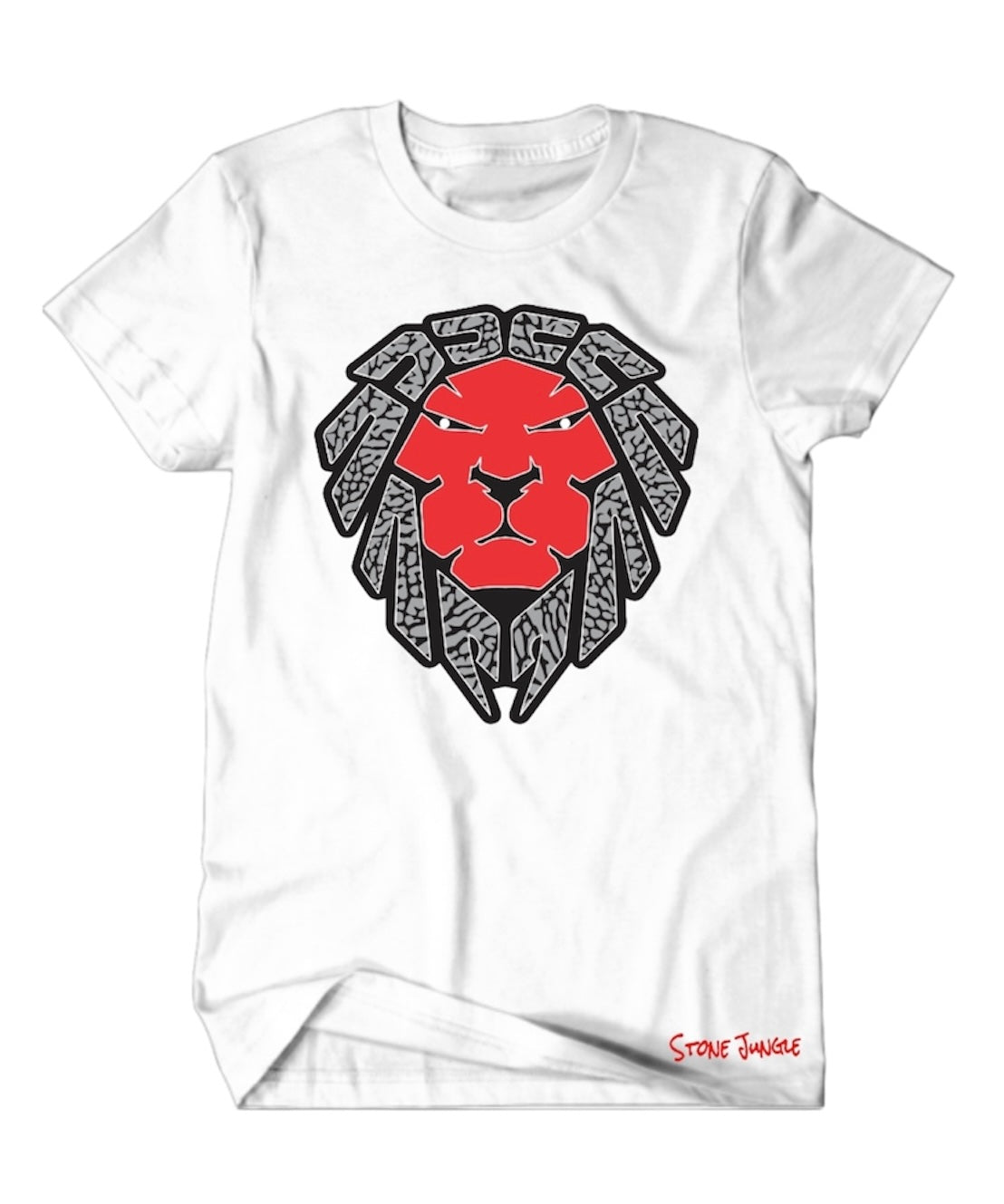 RED CEMENT LION TEE