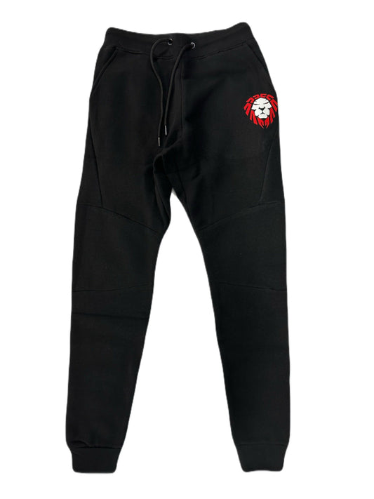 BLACK JOGGER WITH RED/WHITE LION