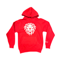 RED/WHITE LION HOODIE
