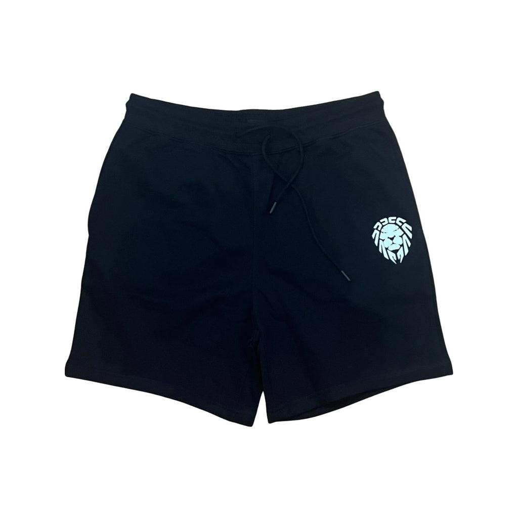 BLACK/ WHITE LION SHORTS