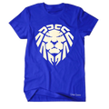 ROYAL BLUE WITH WHITE LION TEE