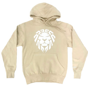 DUST COLOR/WHITE LION HOODIE