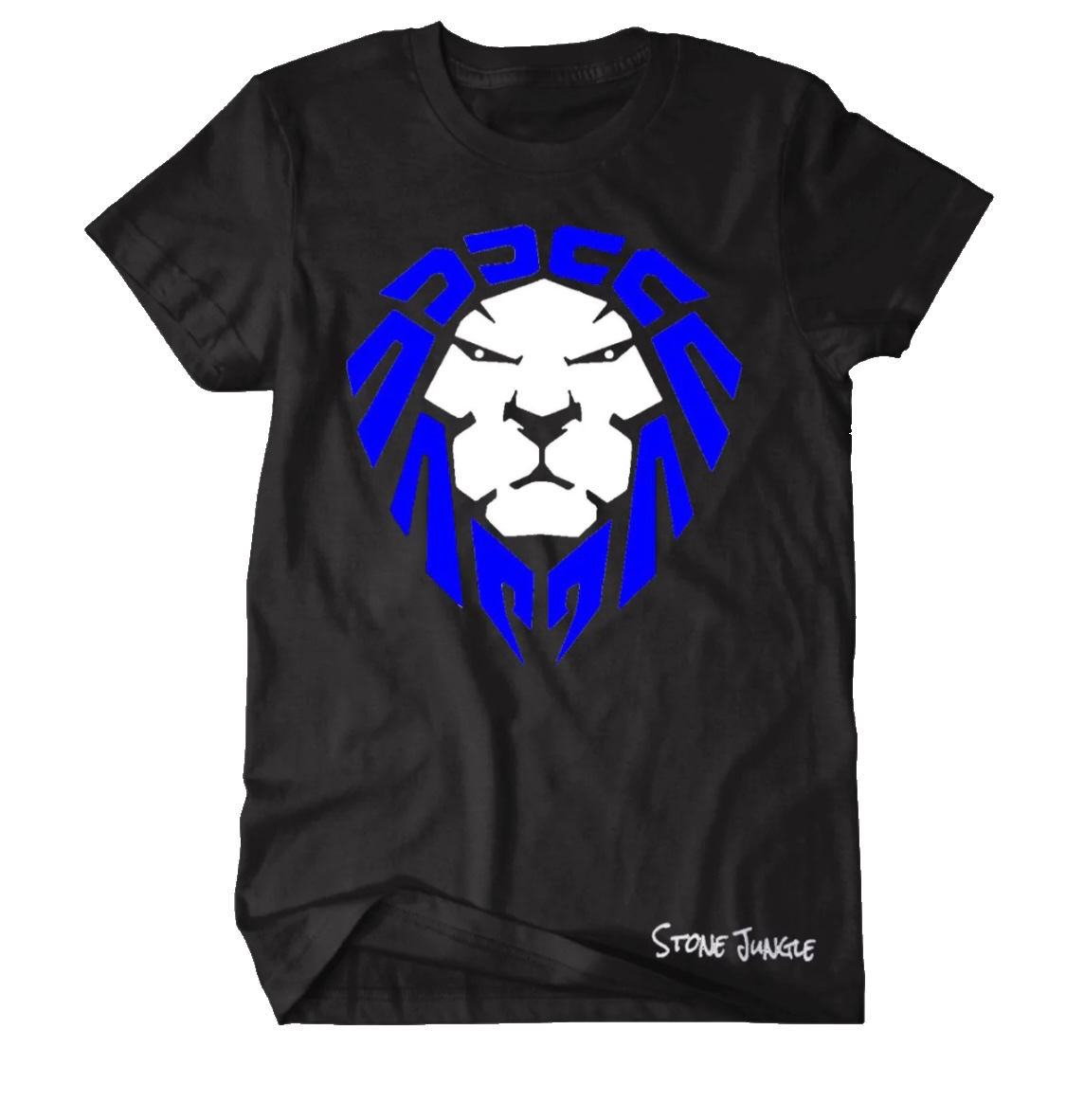 ROYAL/WHITE LION BLACK TEE